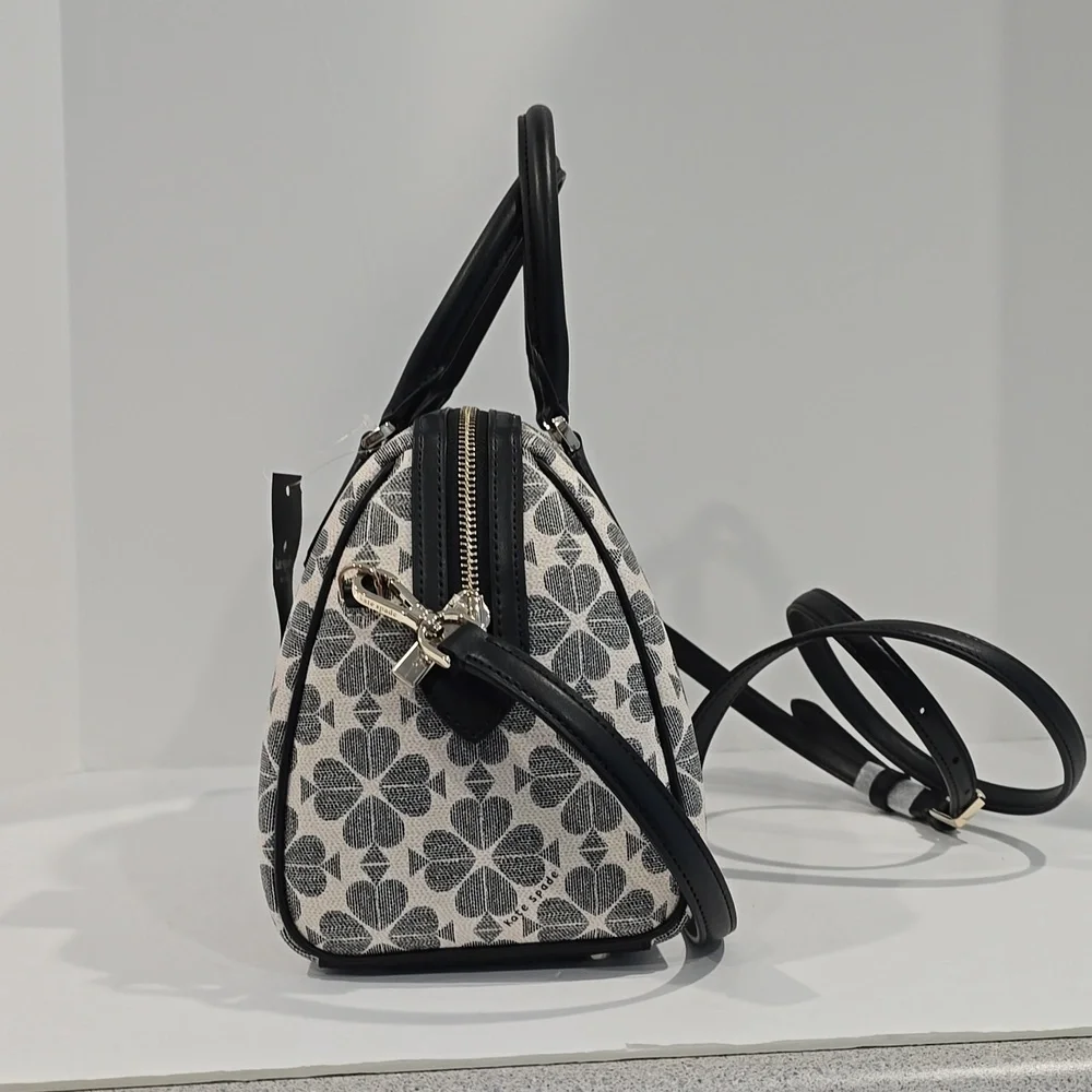 NWT ⭐ KATE SPADE #1831 Signature Spade Flower Large Dolly Duffle Crossbody ✨ NWT